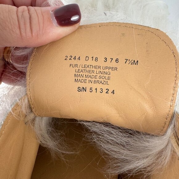 Tory Burch White Fur Ankle Boots - Picture 8 of 8